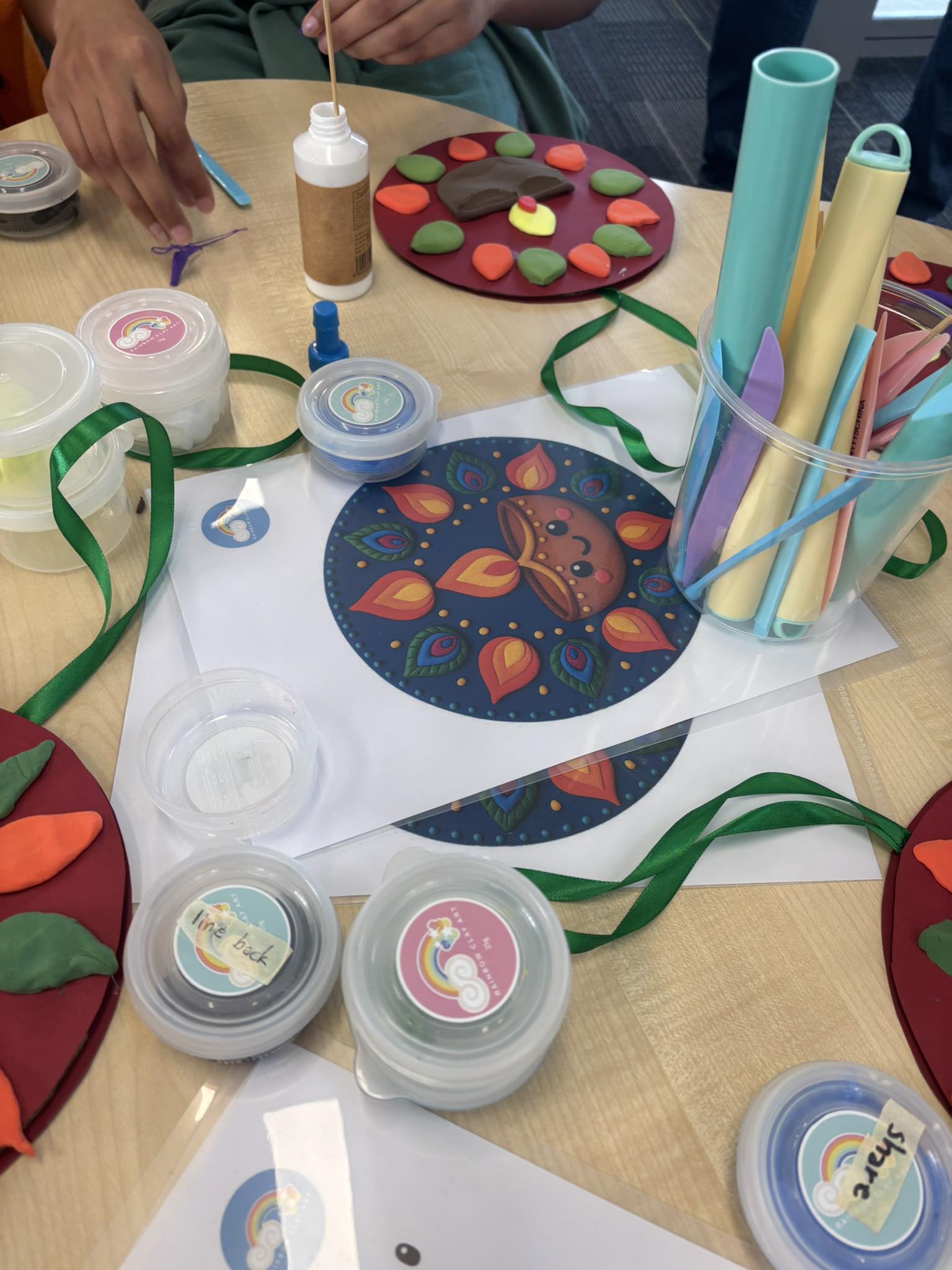 A big tree made from clay