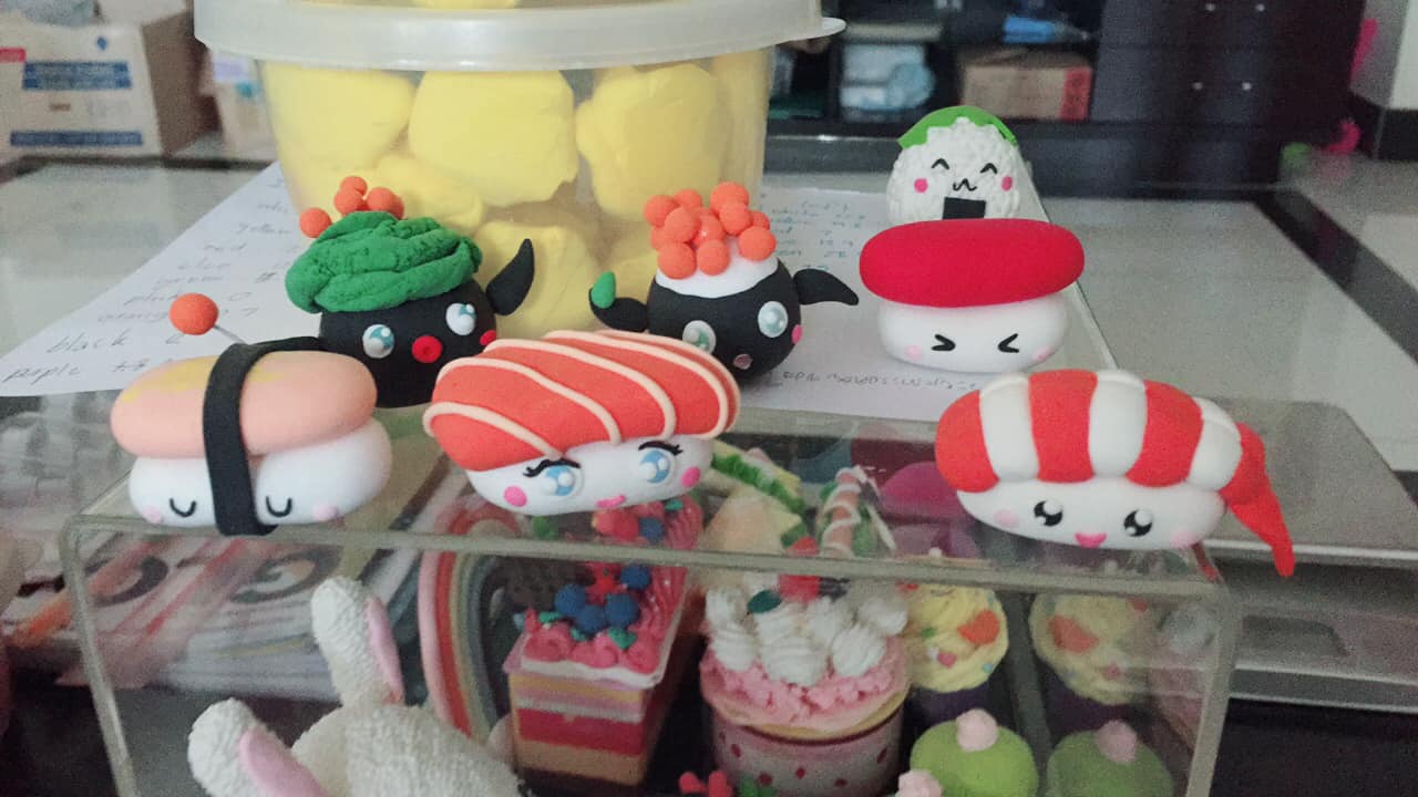 A fantasy castle made from clay